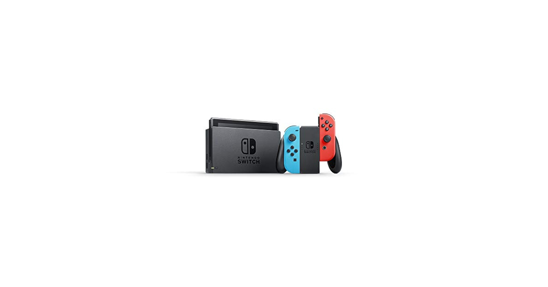 Amazon.com: Nintendo Switch with Neon Blue and Neon Red Joy